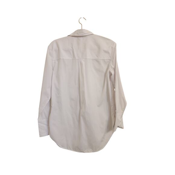 NWT Madewell Tuxedo Button-Up Shirt in Poplin White XS - Picture 8 of 8